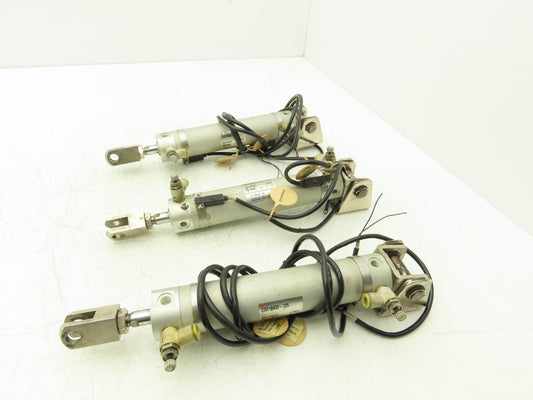 SMC CDG1BA32-125 Pneumatic Round Air Cylinder 125mm Stroke 32mm Bore -Lot of 3