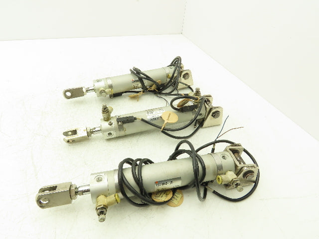 SMC CDG1BA32-125 Pneumatic Round Air Cylinder 125mm Stroke 32mm Bore -Lot of 3