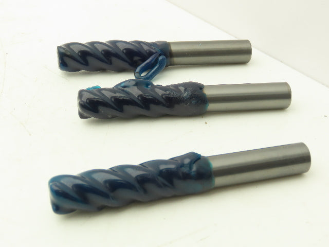 Garr 62565 VRX Carbide Endmill 1/2"x4"x2" SQ 4-Flute Lot of 3