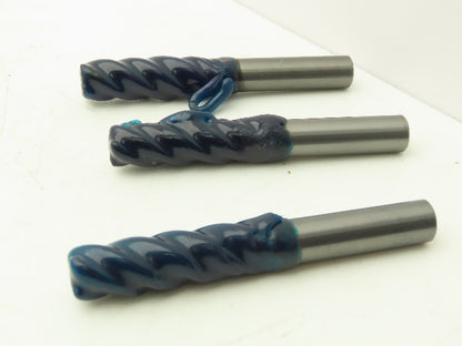 Garr 62565 VRX Carbide Endmill 1/2"x4"x2" SQ 4-Flute Lot of 3