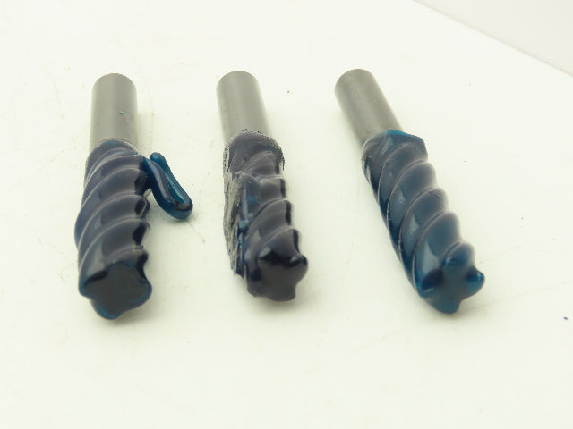 Garr 62565 VRX Carbide Endmill 1/2"x4"x2" SQ 4-Flute Lot of 3