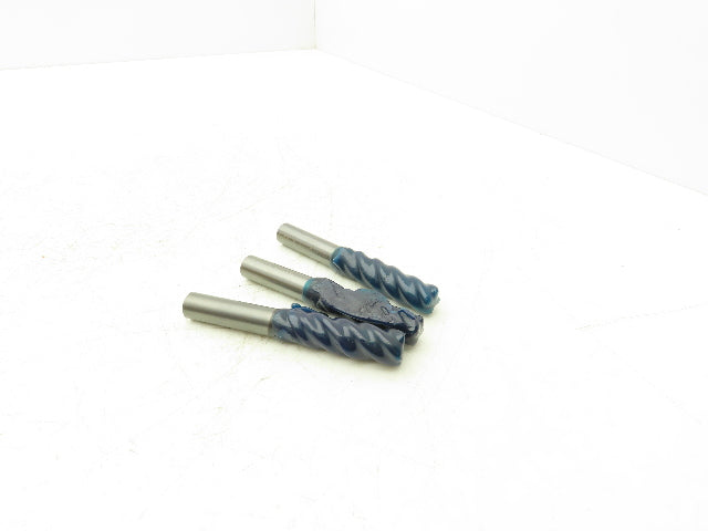 Garr 62565 VRX Carbide Endmill 1/2"x4"x2" SQ 4-Flute Lot of 3