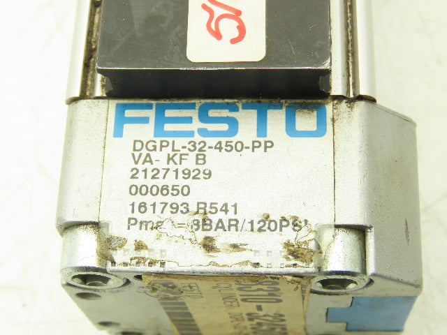 Festo DGPL-32-450-PP-VA-KF B Linear Slide Actuator Air Cylinder 450mm Stroke
