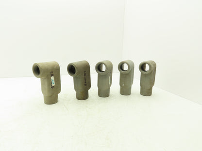 Appleton LB47  1-1/4" Conduit Body FM7 Grayloy  Lot of 5