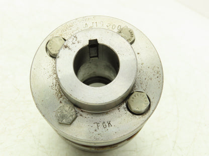 AJ10 2008 Disc Coupling Hub Assembly 1"x 1" Shaft Bore