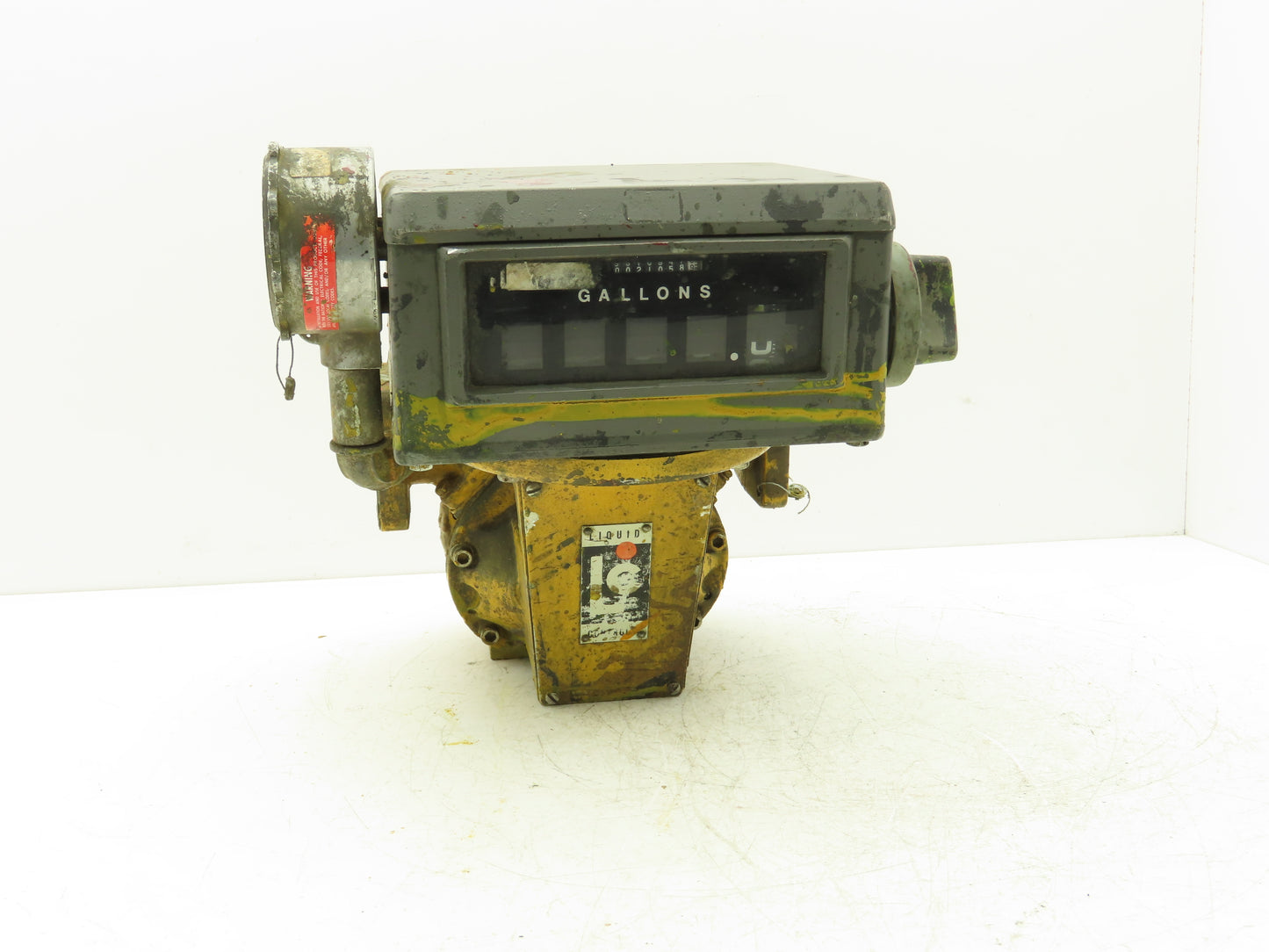 Liquid Controls M5-44200-2 Ink Flow Meter Gal Counter Register 5-60 GPM 150 PSI