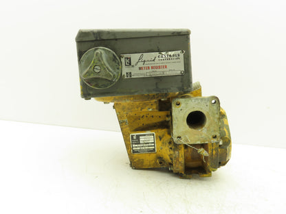 Liquid Controls M5-44200-2 Ink Flow Meter Gal Counter Register 5-60 GPM 150 PSI