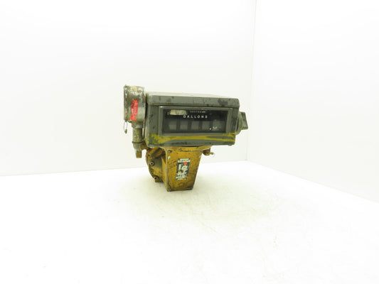 Liquid Controls M5-44200-2 Ink Flow Meter Gal Counter Register 5-60 GPM 150 PSI