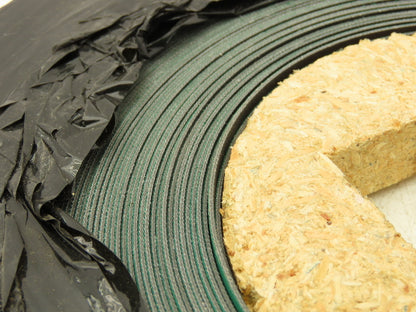 Shingle Belting E6/GT12A Flat Conveyor Belt 20mm x 165' Green Machine Tape