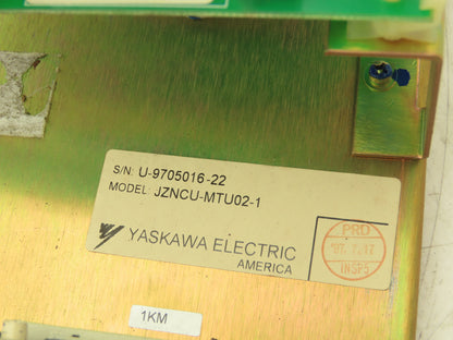 Yaskawa JZNCU-MTU02-1 | CPT10199 CNC Transformer Contactor Control Unit