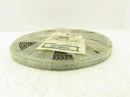 Mulhern 3-1102 Flat Conveyor Belt 63/64" x 50' Black Machine Tape