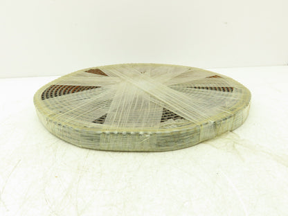 Mulhern 3-1102 Flat Conveyor Belt 63/64" x 50' Black Machine Tape