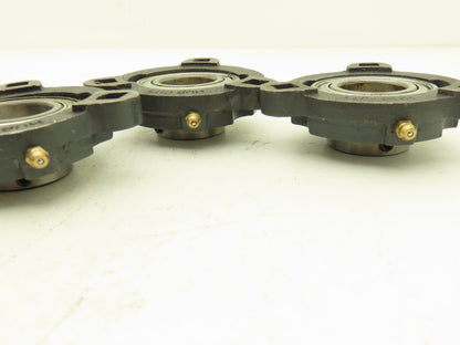 Hub City SB206-20G B250RX1 1/4S 3-Bolt Flange Block 1-1/4" Bore Shielded Lot of4