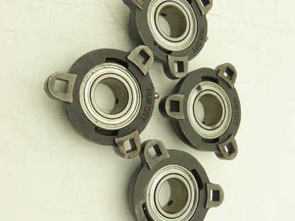 Hub City SB206-20G B250RX1 1/4S 3-Bolt Flange Block 1-1/4" Bore Shielded Lot of4