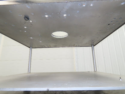 1" Aluminum Machine Base 54" x 48" x 31" Stainless Top Work Bench Table Casters