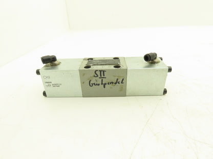 Wandfluh AK4D62 Pneumatic Solenoid Operated Hydraulic 4/3 Spool Valve 5000 PSI