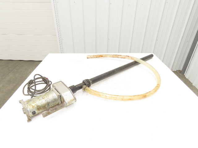 Drum Transfer Pump 120VAC 55 Gallon Barrel Bung Adaptor Plastic Shaft