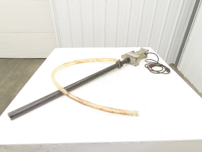 Drum Transfer Pump 120VAC 55 Gallon Barrel Bung Adaptor Plastic Shaft