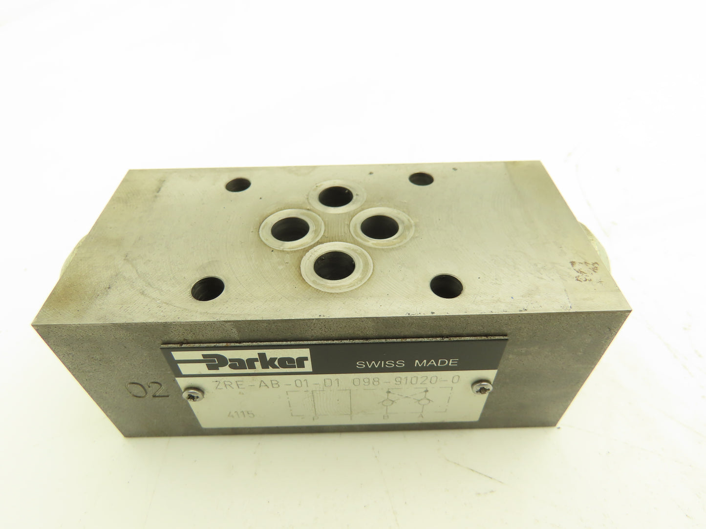 Parker ZRE-AB-01-D1 Hydraulic Pilot Operated Check Valve Sandwich 098-91020-0