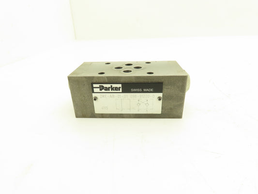 Parker ZRE-AB-01-D1 Hydraulic Pilot Operated Check Valve Sandwich 098-91020-0