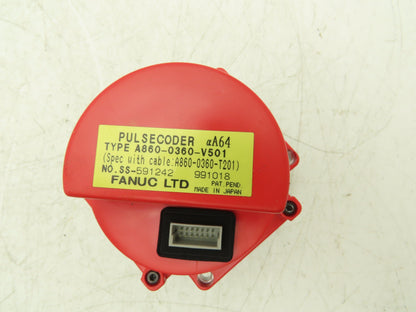 Fanuc A860-0360-V501 Servo Motor Encoder Pulsecoder Rotary Pulse