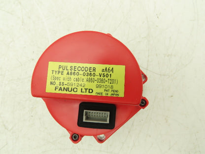 Fanuc A860-0360-V501 Servo Motor Encoder Pulsecoder Rotary Pulse