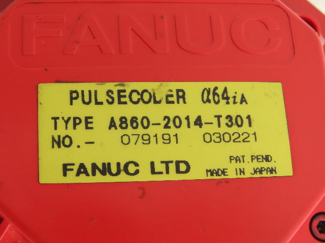 Fanuc A06B-0235-B605 AC Servo Motor 2.5kW 184v 3Ph 4000RPM Encoder A8602014T301