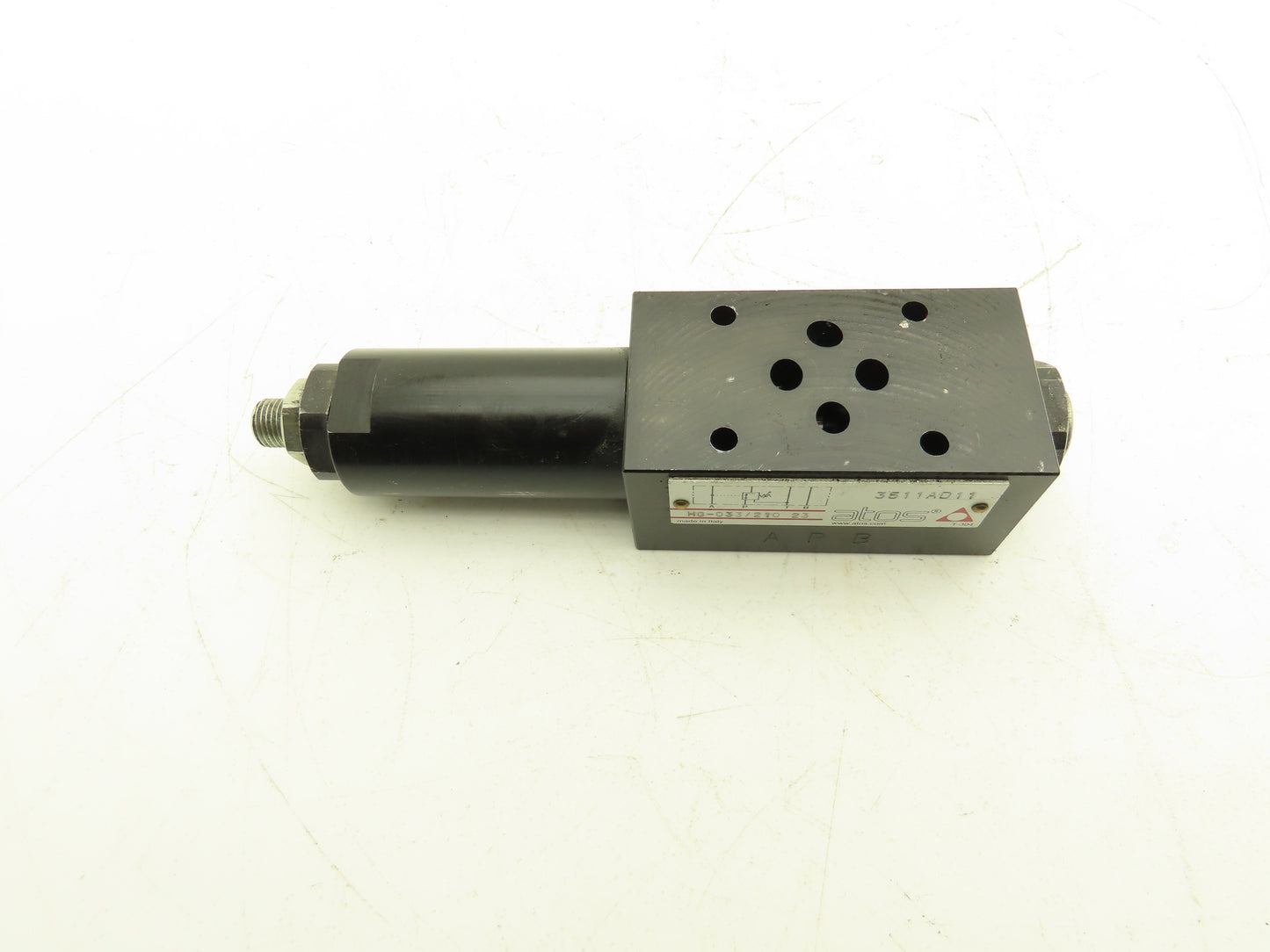 Atos HG-033/210 23 Hydraulic Pressure Relief Sandwich Valve