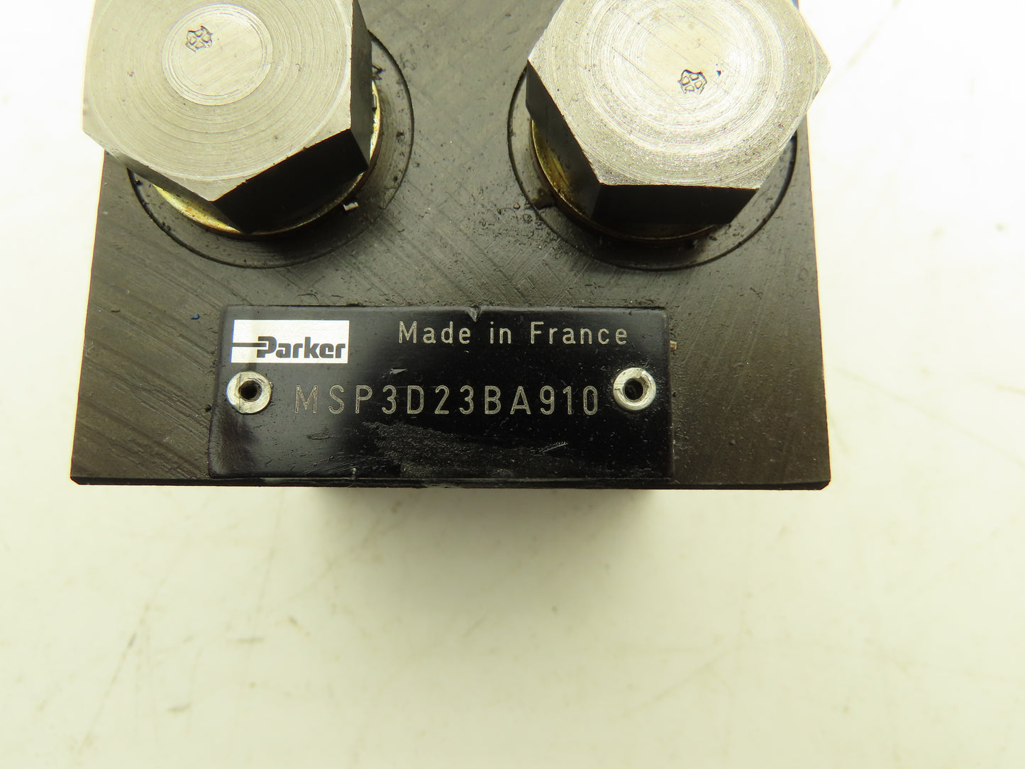 Parker MSP3D23BA910 Hydraulic 3-Station Manifold Valve Block 5000psi Cetop 3