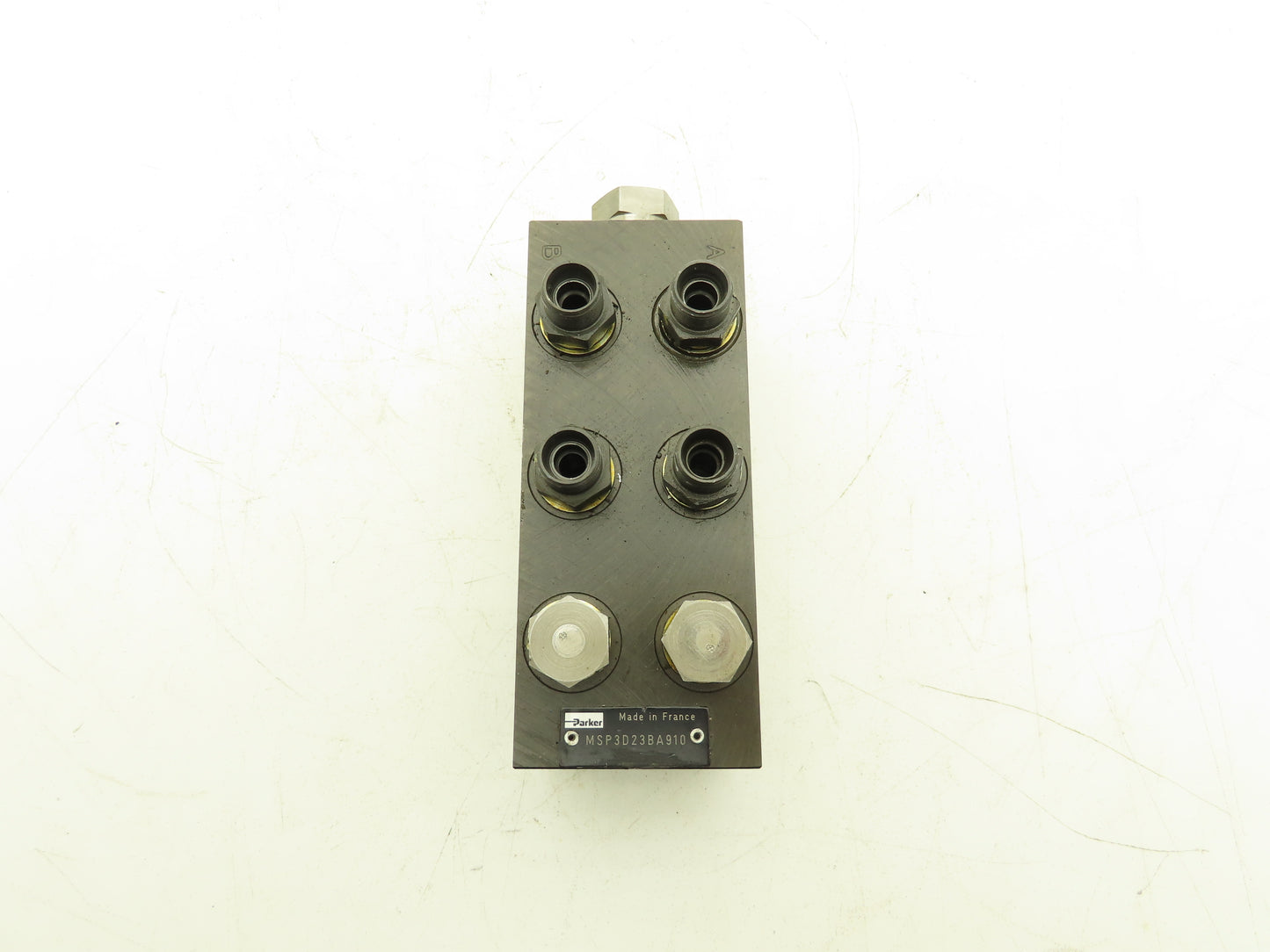 Parker MSP3D23BA910 Hydraulic 3-Station Manifold Valve Block 5000psi Cetop 3