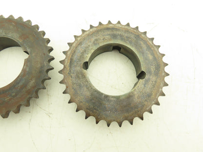 Ametric 40TL32H2012 #40 Roller Chain Sprocket 32 Tooth 2012 Taper Lock  Lot of 2