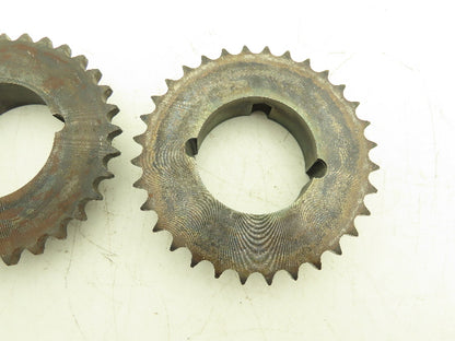 Ametric 40TL32H2012 #40 Roller Chain Sprocket 32 Tooth 2012 Taper Lock  Lot of 2