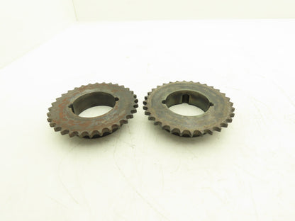 Ametric 40TL32H2012 #40 Roller Chain Sprocket 32 Tooth 2012 Taper Lock  Lot of 2