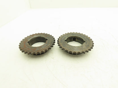 Ametric 40TL32H2012 #40 Roller Chain Sprocket 32 Tooth 2012 Taper Lock  Lot of 2