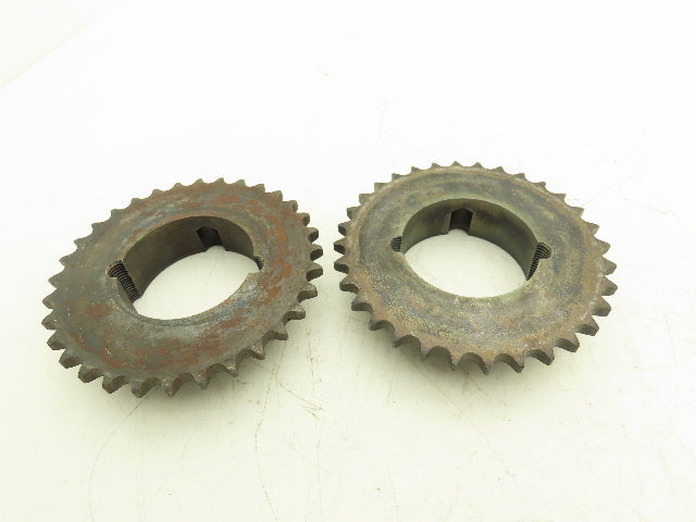 Ametric 40TL32H2012 #40 Roller Chain Sprocket 32 Tooth 2012 Taper Lock  Lot of 2