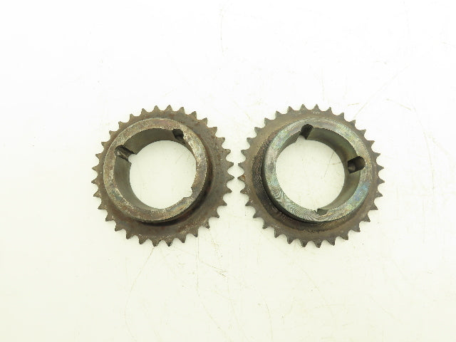 Ametric 40TL32H2012 #40 Roller Chain Sprocket 32 Tooth 2012 Taper Lock  Lot of 2
