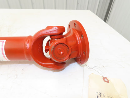 Johnson Power Drive Shaft 27.75"-37.2" Length 4" Slip Yoke U-Joint Both Ends