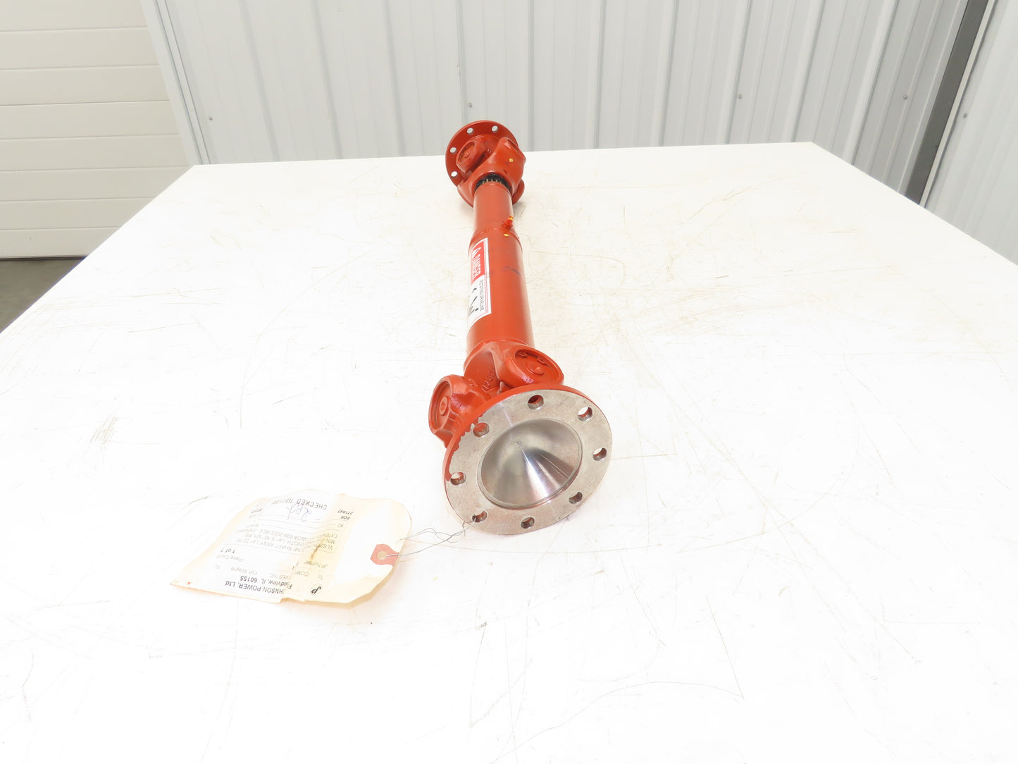 Johnson Power Drive Shaft 27.75"-37.2" Length 4" Slip Yoke U-Joint Both Ends