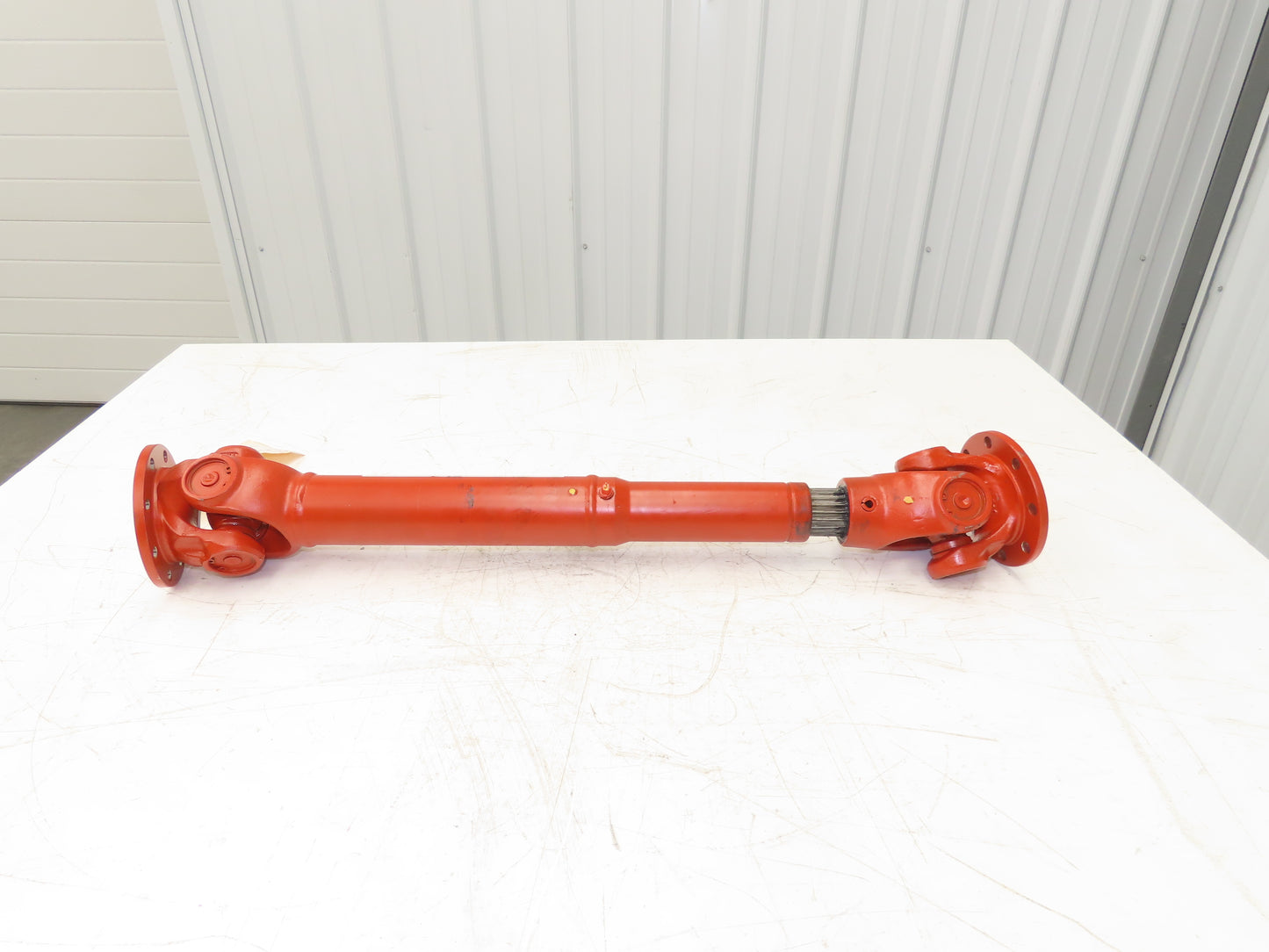 Johnson Power Drive Shaft 27.75"-37.2" Length 4" Slip Yoke U-Joint Both Ends