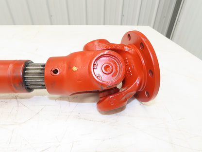 Johnson Power Drive Shaft 27.75"-37.2" Length 4" Slip Yoke U-Joint Both Ends