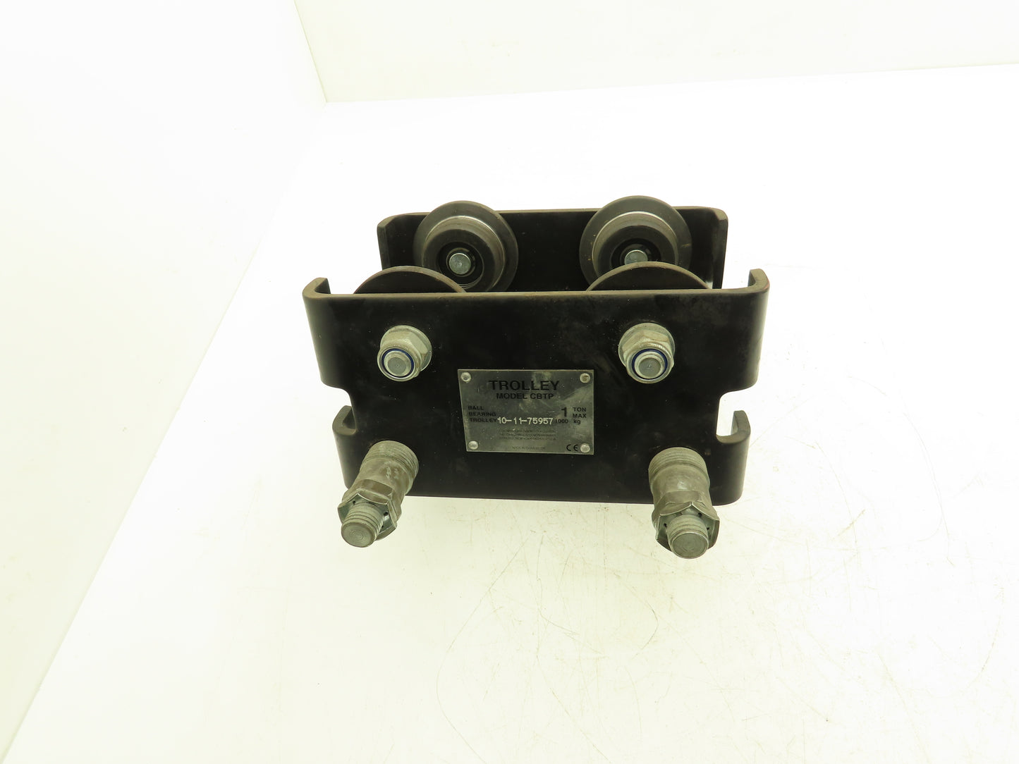 CM CBTP 1 Ton Manual Plain Push Trolley 2.3"-8.7" Flange CBTP0100