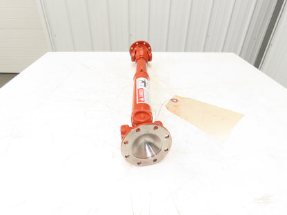 Johnson Power Drive Shaft 27.75"-37.2" Length 4" Slip Yoke U-Joint Both Ends