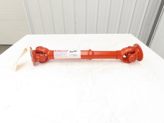 Johnson Power Drive Shaft 27.75"-37.2" Length 4" Slip Yoke U-Joint Both Ends
