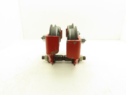 Duff Norton Coffin TG-20-P 1 Ton Hoist Plain Push Trolley 3.25"-6.5" Flange