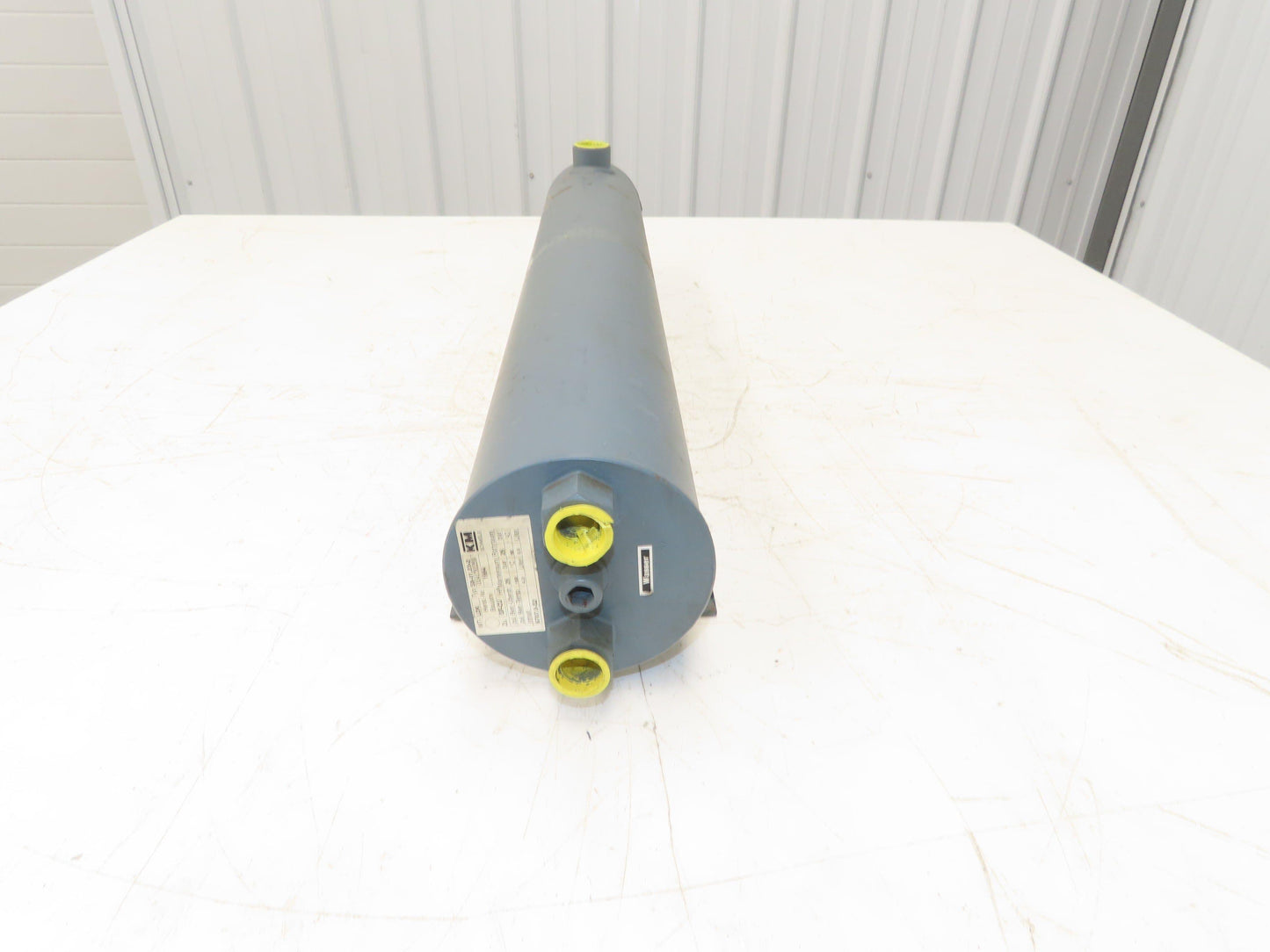 KM Schmole S8-01.23-2 WT-LOK Oil Cooler Heat Exchanger 365psi 4Liter Spiral Tube