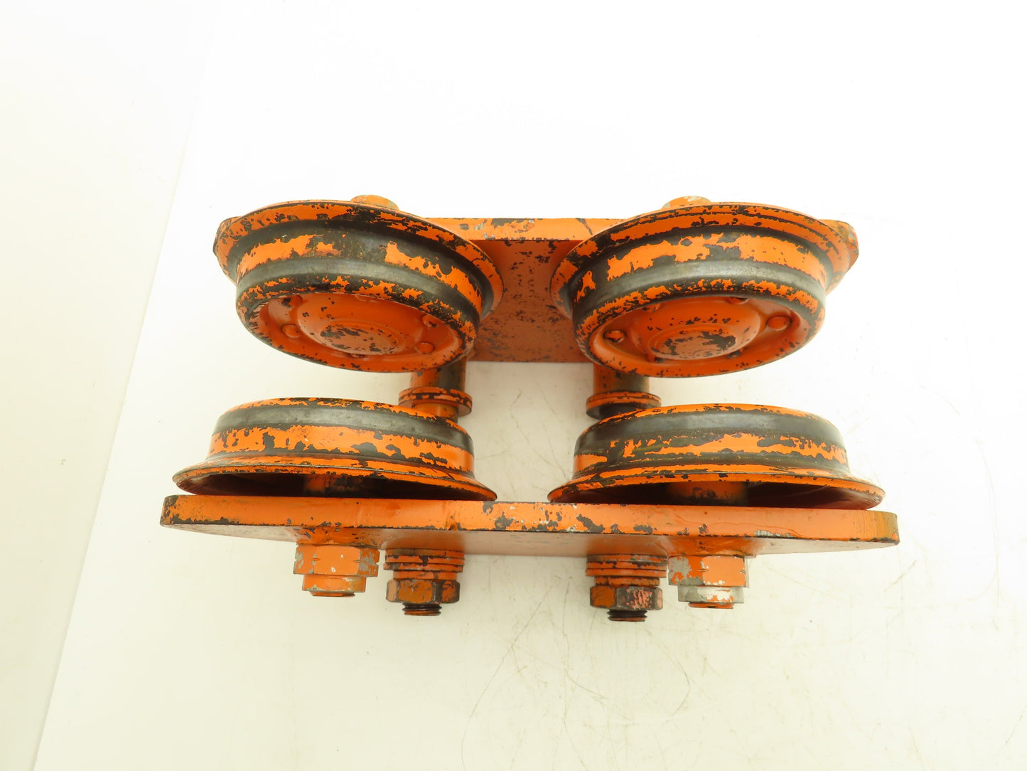 Yale 2 Ton Hoist Plain Push Trolley 3.25"-5.5" Flange 4000 Lb