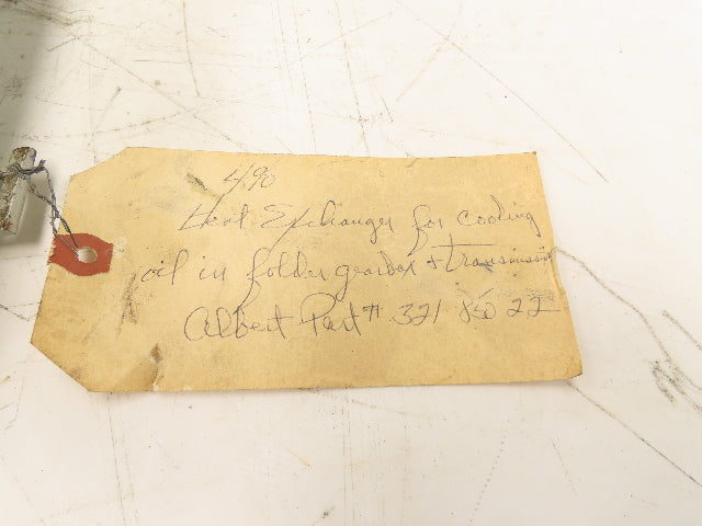 KM Schmole S8-01.23-2 WT-LOK Oil Cooler Heat Exchanger 365psi 4Liter Spiral Tube