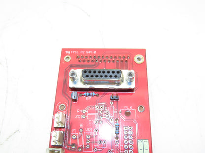 Rofin Sinar 150-0062-00 Rev 1 Circuit Board D-Sub 15-Pin 25-Pin Connector