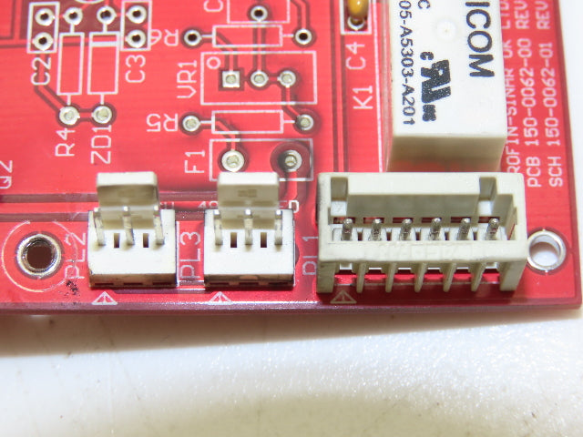 Rofin Sinar 150-0062-00 Rev 1 Circuit Board D-Sub 15-Pin 25-Pin Connector