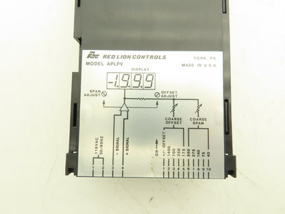 Red Lion APLPV400 Apollo Process Voltmeter 3 1/2 Digit LED Display Module